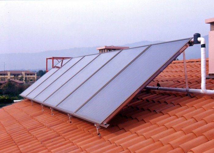 Impianto solare termico